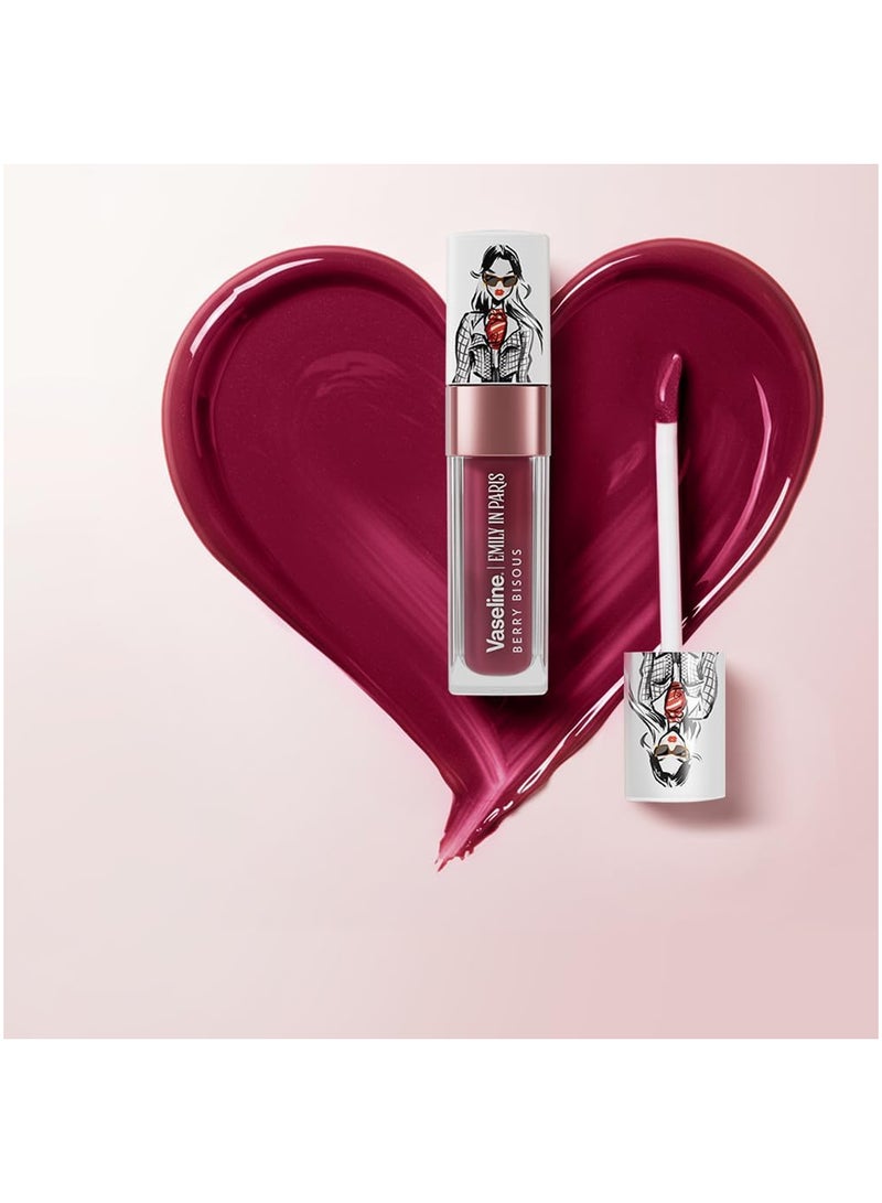 Vaseline Emily in Paris Limited Edition Tinted Lip Oil - Berry Bisous 4.6ml - Image 5